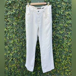 John Varvatos | Men's Straight Leg Linen Pants | Size 32RG